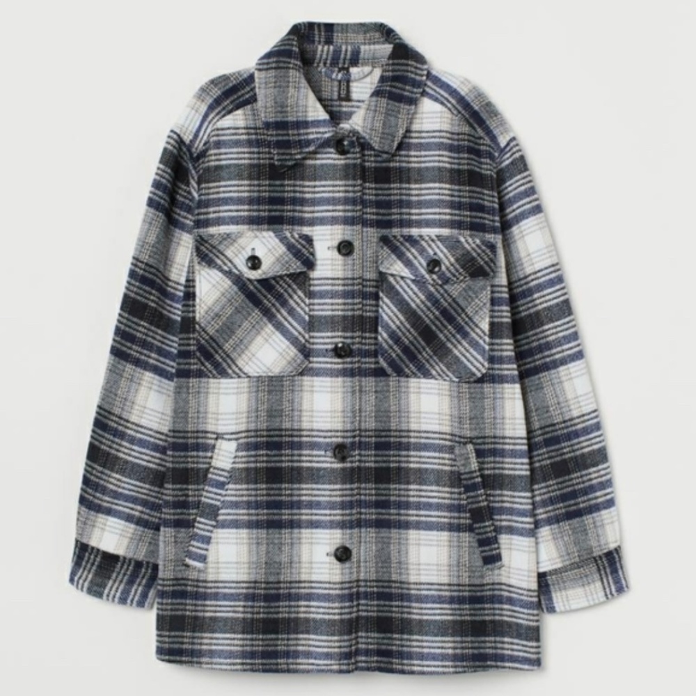 Plaid HM Shirt Jacket / Shacket